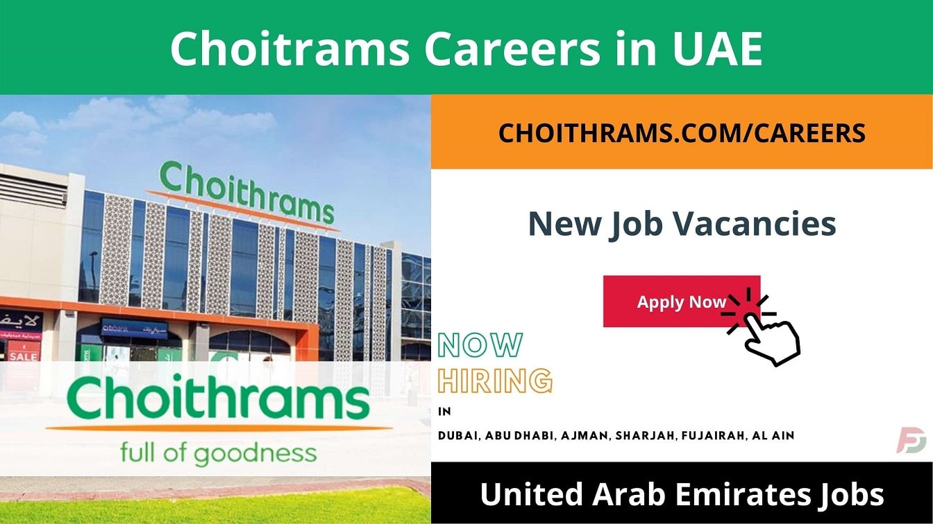 Choithrams Careers in UAE
