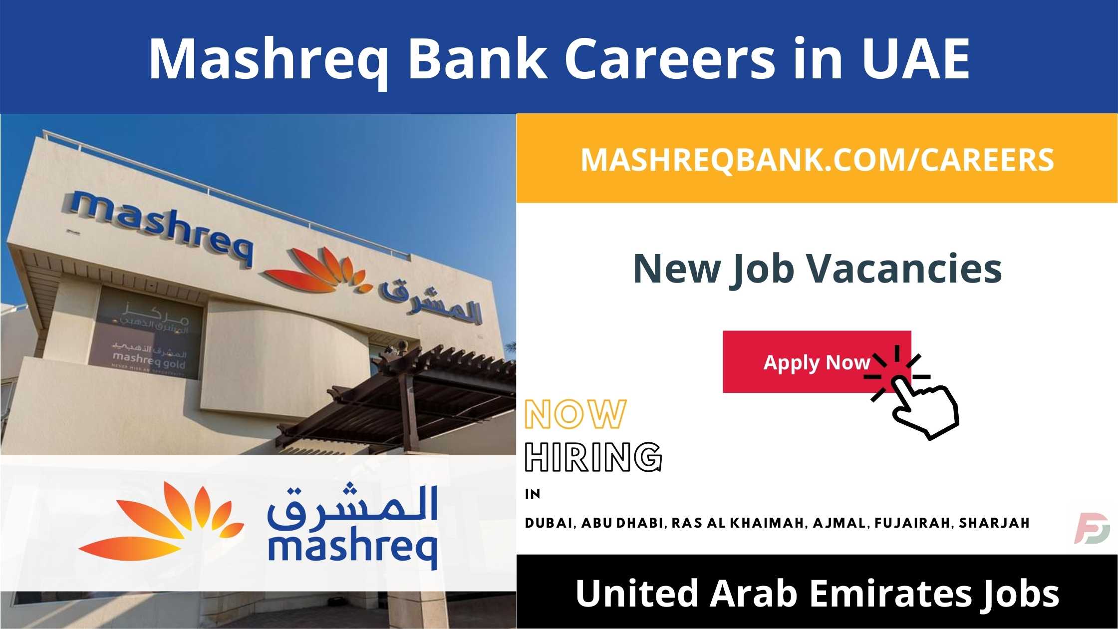 Mashreq Bank Careers in UAE